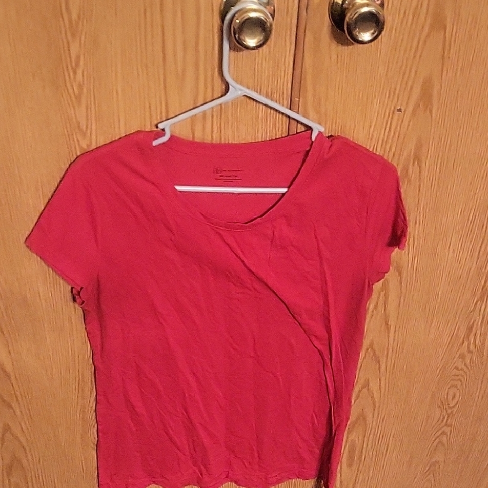No Boundaries Red Short Sleeve Tee